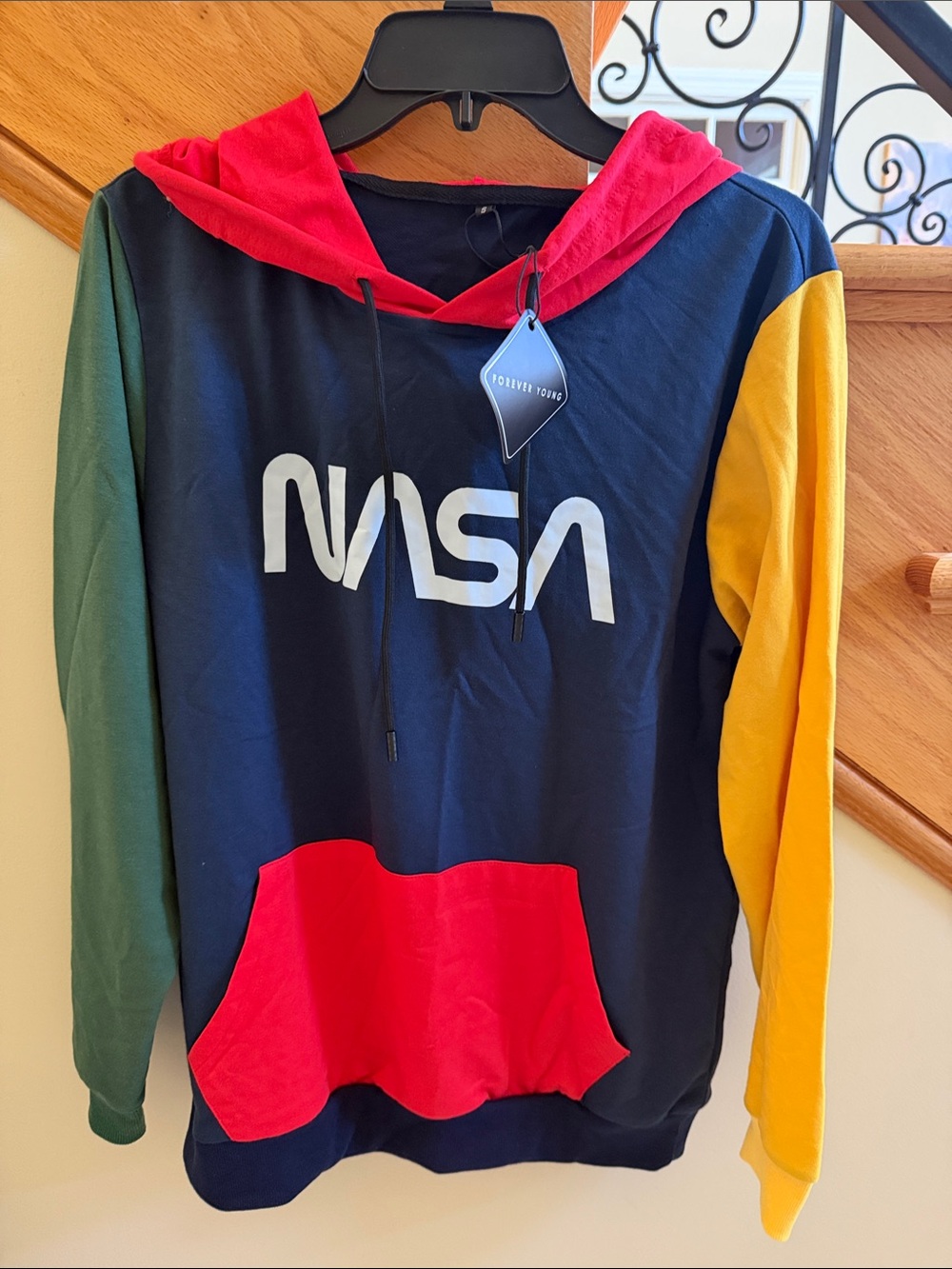 ZIMAN Hoodie NASA Size Small New With tags